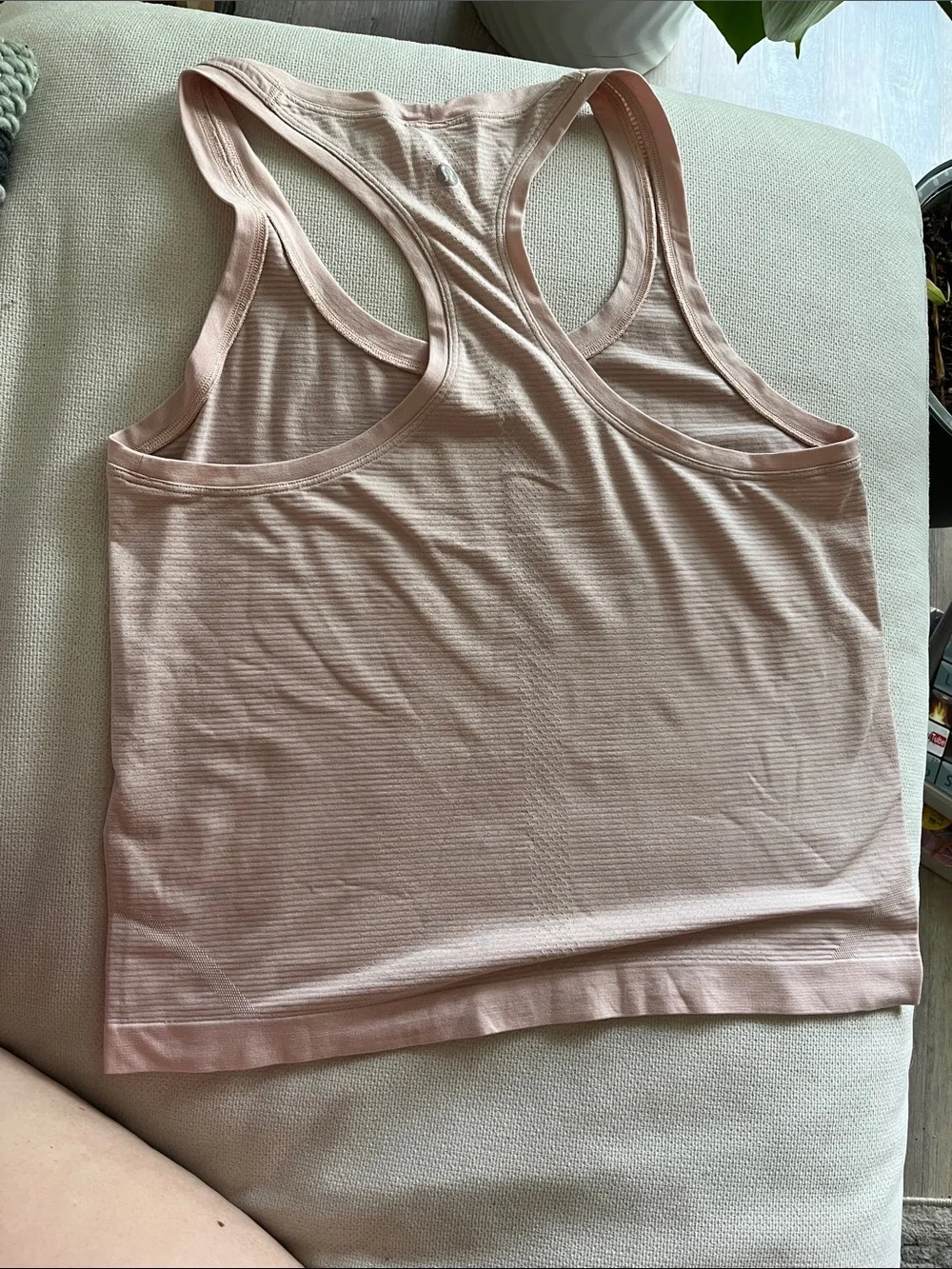 Lululemon Ribbed Racerback Tank Top - Blush Pink